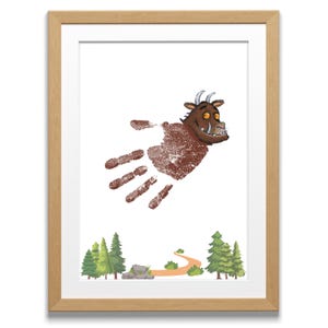 The Gruffalo / Handprint Footprint Fun Art Craft / Kids Toddler Baby / Keepsake Gift Birthday Party / School Home Activity / Card DIY