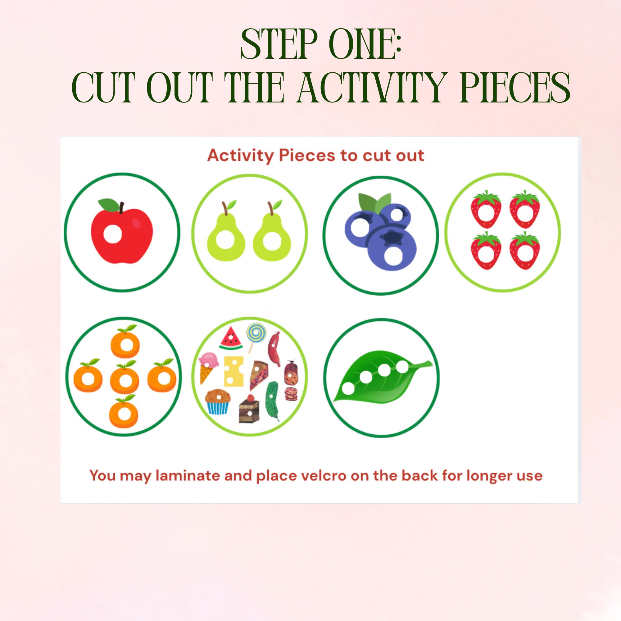 The Very Hungry Caterpillar Activity Sheets / Days of the Week ...