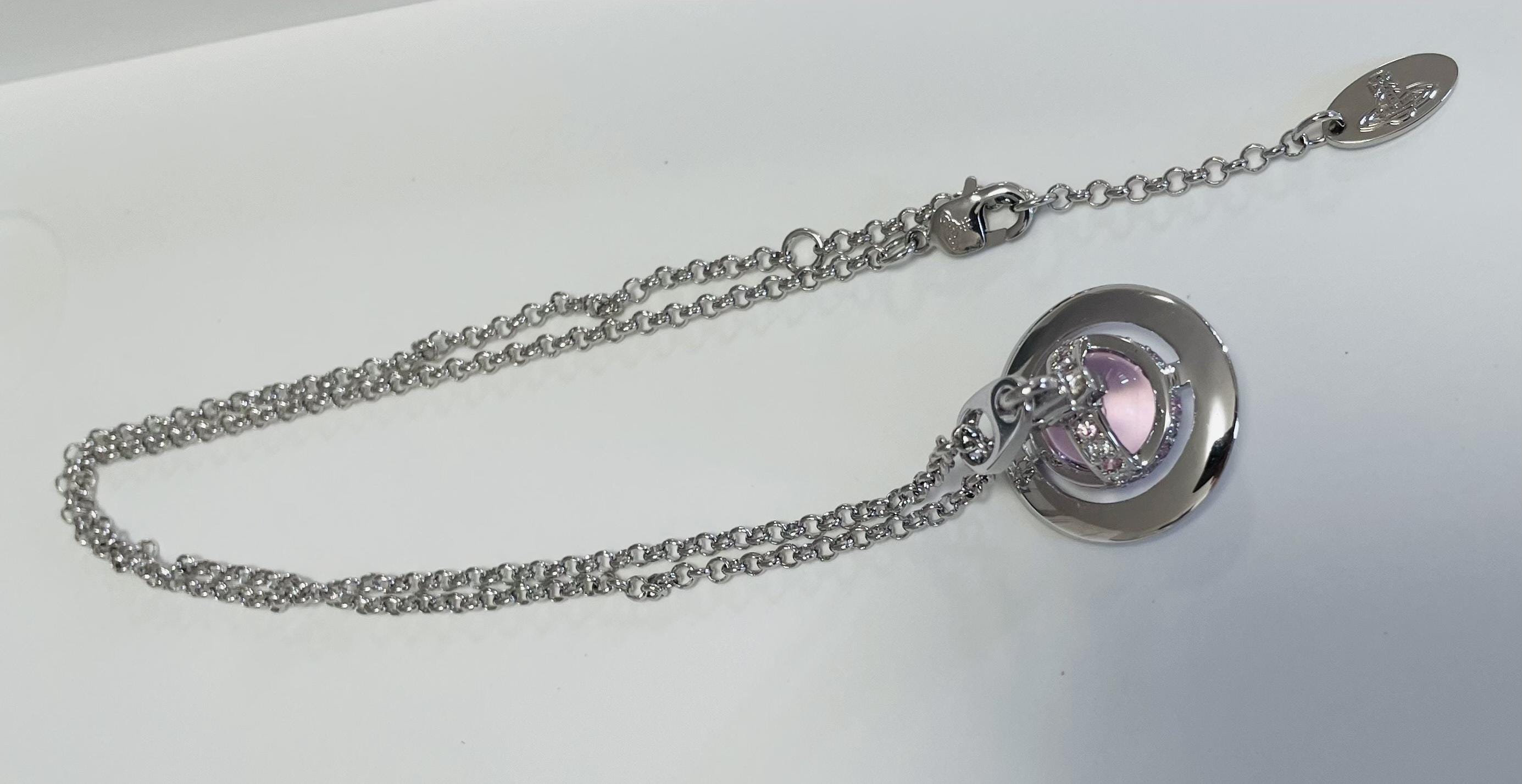 Vivienne Westwood Necklace Pink - Etsy