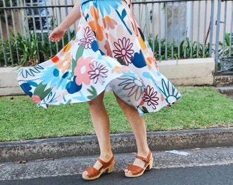 Happy Flowers Fay Skirt