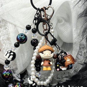 Skull panda keychain - Etsy 日本