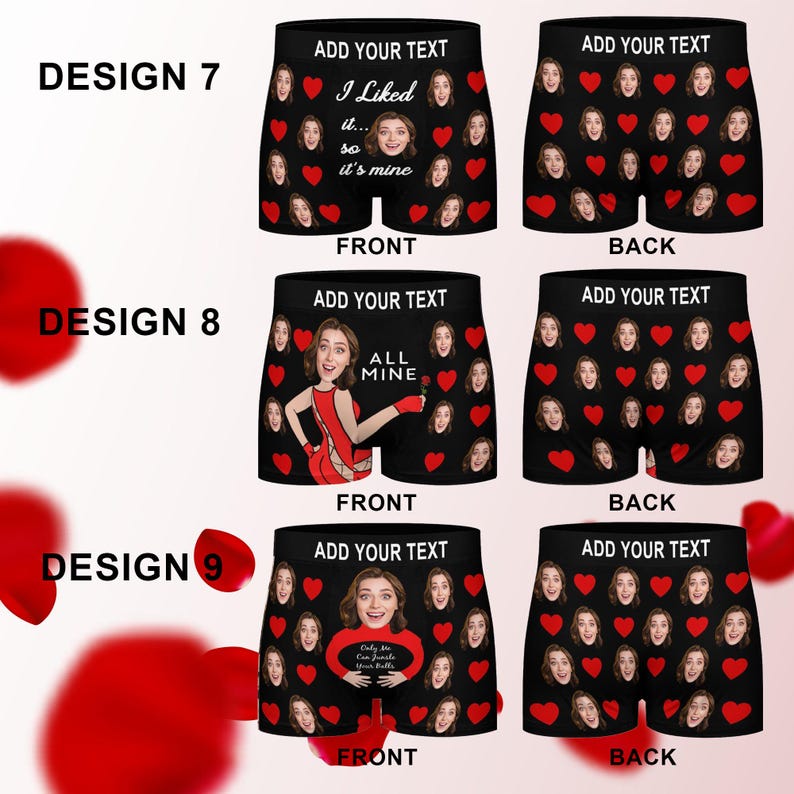 Custom Briefs Custom Men Boxer With Face Photo Picture, Custom Face Boxer ...
