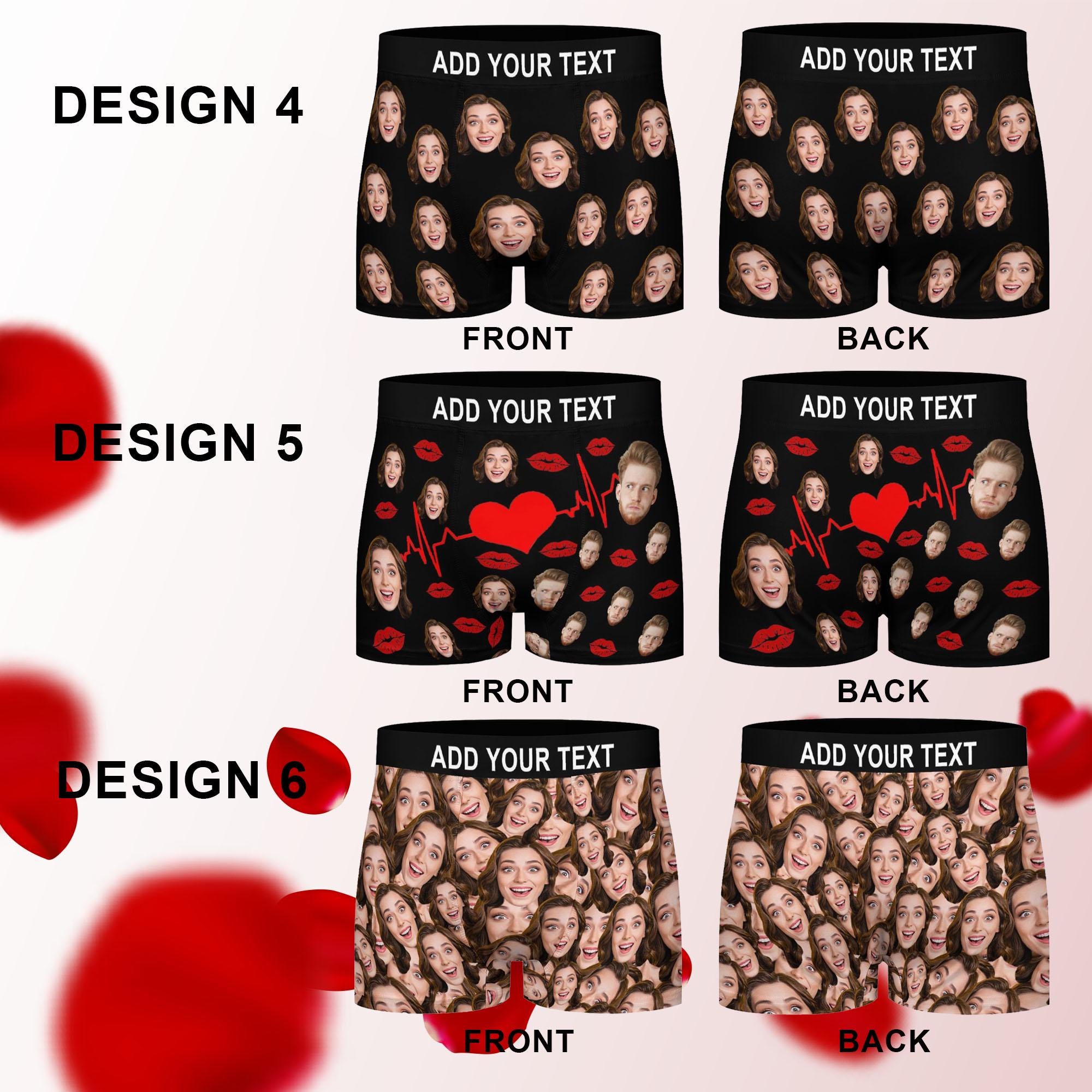 Custom Men Boxer With Face Photo Picture, Custom Face Boxer ...