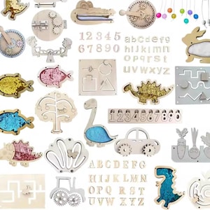 DIY Busy Board Parts: Montessori Sensory Activity Components