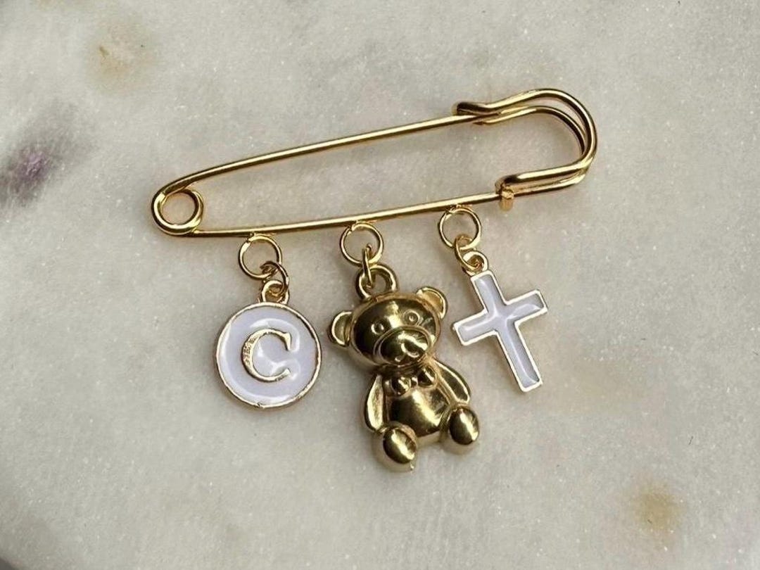 Baby Pin Personalised Baby Protection Pin|christening|newborn Gift|baby ...