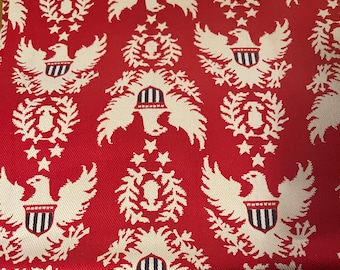 SALE!  Americana Cotton fabric 3.5 yards