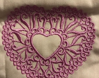 One Heart Table Runner