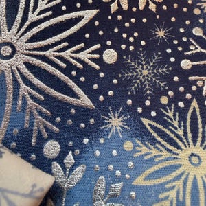 Christmas Cotton Fabric Scrap Bag