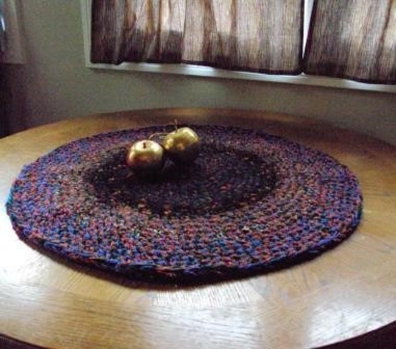 Blue Moon Kleiner Teppich Ot Tisch Topper Etsy