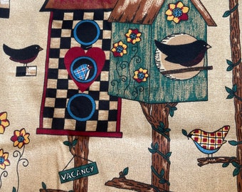 Birdhouse & Birds Vintage Vest Kit