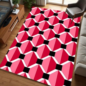 Colorful Design Rug, Artwork Rug, Luxury Rug, Saloon Rug, Non Slip Rug, Washable Rug, Home Gift Rug,Stylish Carpet, New Year Gift Desing Rug
