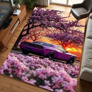 Car Pattern Rug, City Car Rug, Luxury Car Carpet, Car Rug, Garage Rug, Custom Rug, Popular Rug, Modern Rug, Young Room Rug,Tuning Car Rug