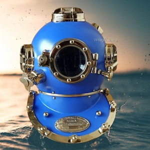 US Navy Mark V Diving Helmet Scuba Deep Sea Divers Helmet For gift | Deep Sea Divers Helmet Nautical Collection | Boston Scuba Diving Helmet