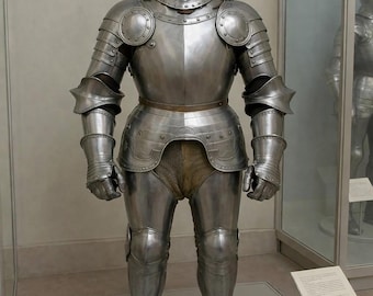 Handcrafted Medieval Full Plate Armor | Knight Suit Replica | Gothic Steel Armor | Historical Display Piece