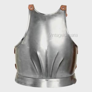 Mittelalterlicher Brustpanzer aus Stahl, Ritter Kürass Larp Brustpanzer, Geschenk für Ihn, Cosplay Kostüme
