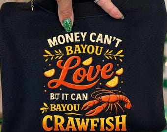 Funny Crawfish Boil PNG, Cajun Louisiana Seafood Graphic (Digital Download)