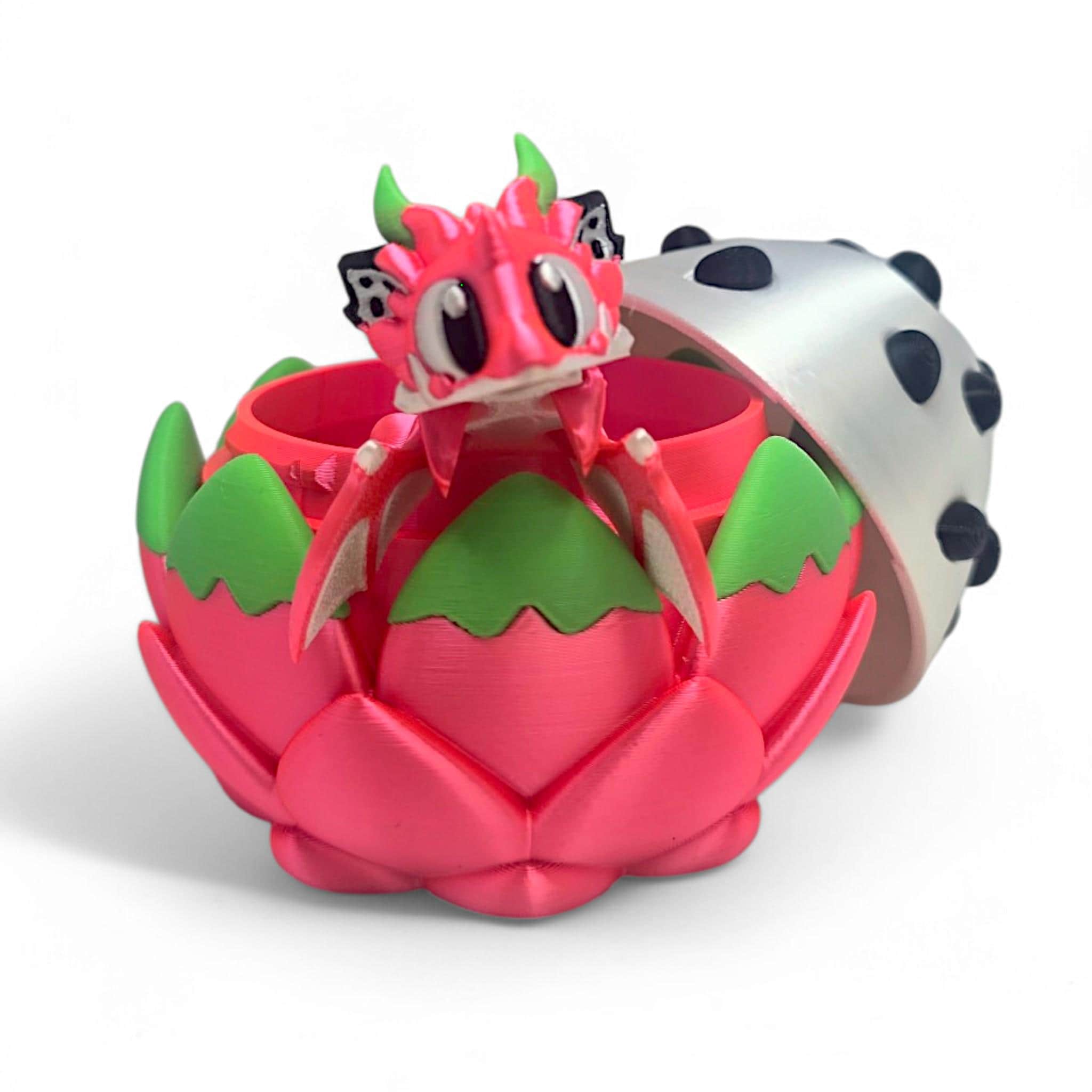 Dragon fruit du dragon imprimé en 3D : jouet articulé agité