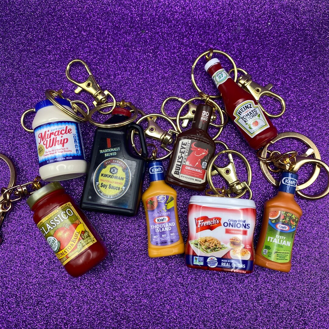 Mini Brands Condiment Keychains Etsy