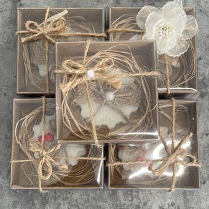 Sapone in scatola regalo regali per gli ospiti