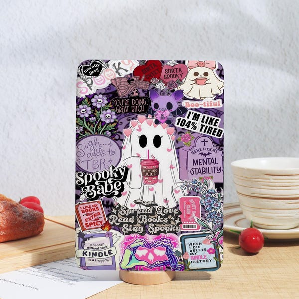 Capa para Kindle 10/11/12ª geração, Paperwhite 10/11/12ª geração, Colorsoft, 6", 6,8", 7", KPW4-6, para Paperwhite, Kobo e Libra - Presente para Amantes de Livros - Halloween