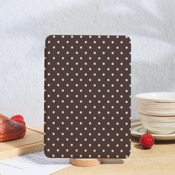 Pink Polka-Dot Kindle Case For Kindle 10/11/12th,Paperwhite 10/11/12th,Colorsoft, 6" 6.8" 7" KPW4-6 Paperwhite Case Kobo Libra Case Gift