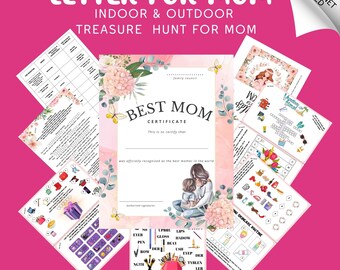 Mother’s Day Treasure Hunt, Printable Escape Room for Mom, Birthday Gift for Mom, Personalized Gift Game, Fun Family Activity, DIY Gift Idea