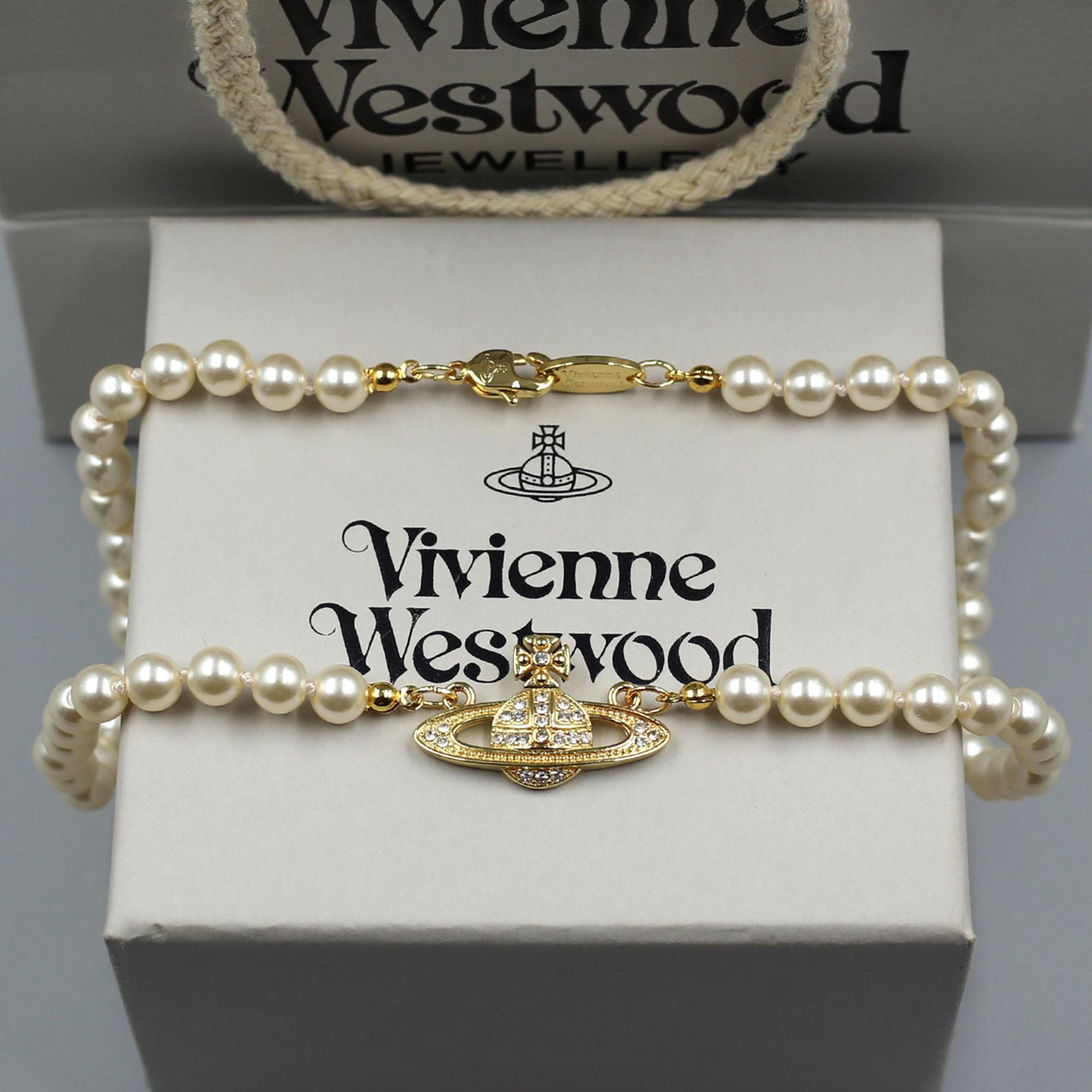 Vivienne Westwood Pearl Necklace - Etsy