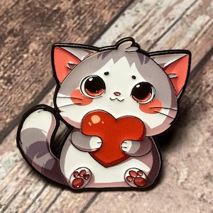 pin’s chat coeur