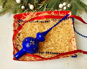 Botte de Père Noël décoration verre soufflé Sapin Noël | vente en ligne