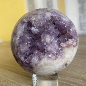 Gemmy Purple Pink Amethyst Sphere