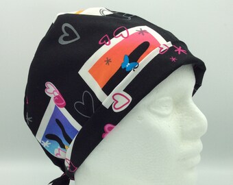 Love Signs - Women's  Tie-back Surgical Scrub Hat