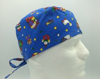 Christmas Stocking - Men's Tie-back Surgical Scrub Hat