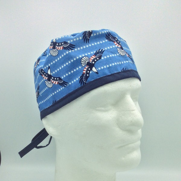 American Eagle - Men's Tie-back Surgical Scrub Hat