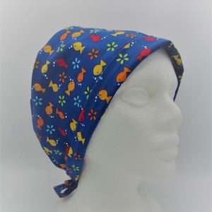 Goldfish - Women&#39;s Tie-back Surgical Scrub Hat