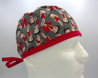 Betty - Men’s Tie-back Surgical Scrub Hat