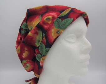 Apples - Women's Tie-back Surgical Scrub Hat