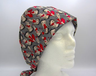 Betty  - Women's Tie-back Surgical Scrub Hat