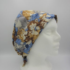 Yarn Kitty - Women&#39;s Tie-back Surgical Scrub Hat