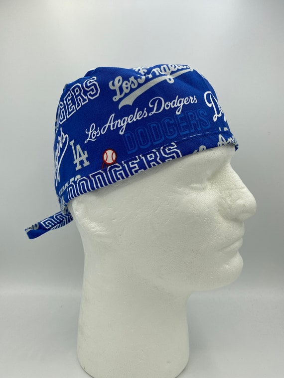 Dodgers Fan Tie-back Surgical Scrub Hat 