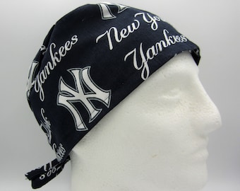 NY Yankees - Unisex Large Tie-back Surgical Scrub Hat
