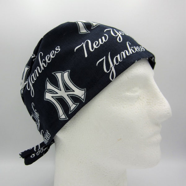 NY Yankees - Unisex Large Tie-back Surgical Scrub Hat