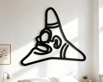 Taíno Zemi Yakahu Metal Wall Art, Tribal Symbol Wall Decor, Puerto Rico Indigenous Home Wall Sign, Native Bedroom Wall Decor