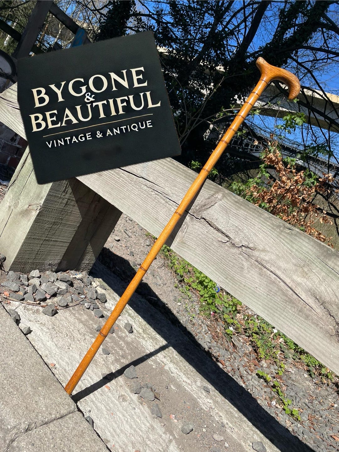 英国製 ヴィンテージ 木製 ハンドル型 杖 ブラック Amazon.co.jp: ステッキ、丸型ハンドル木製杖、人間工学に基づいた