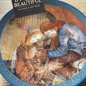 1982 Sulamith Wülfing Collector Plate – Die Musik – Königszelt Bavaria – Bradex 22-K46-3.1 – Romantic Fantasy