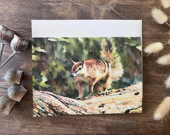 Numbat Blank Card-5x7" Folded Card With Envelope-Cute Australian Animal-Perth souvenir-Australian souvenir