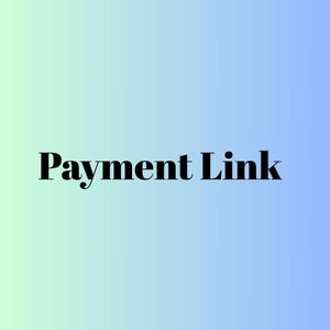 May include: The words "Payment Link" are displayed in a bold, black font against a gradient background that transitions from light green to blue. The text is centered.