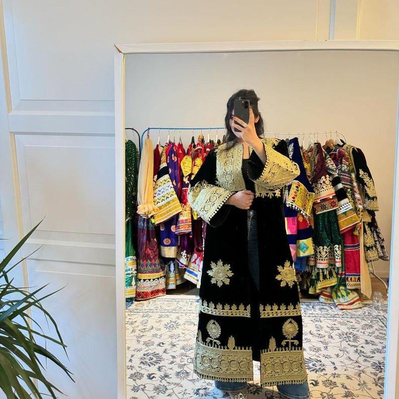 chinese dress ladies Afghani Dress  saneens.com