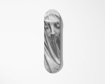 Monopatín artístico The Veiled Virgin – Tabla de escultura de Giovanni Strazza
