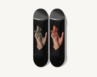 Hans Memling Man of Sorrows Art Skateboard Deck Duo: Canadian Maple Wall Art