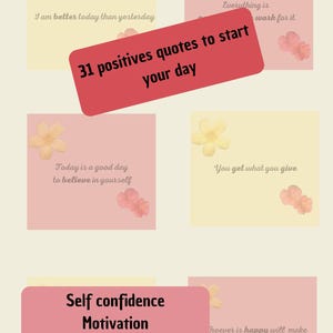 31 Cartes de motivation, confiance en soi